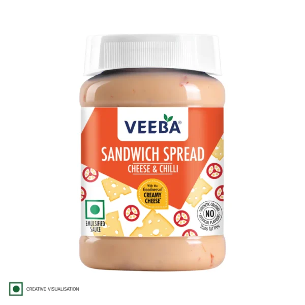 Veeba Sandwich Spread Cheese & Chilli 250Gm